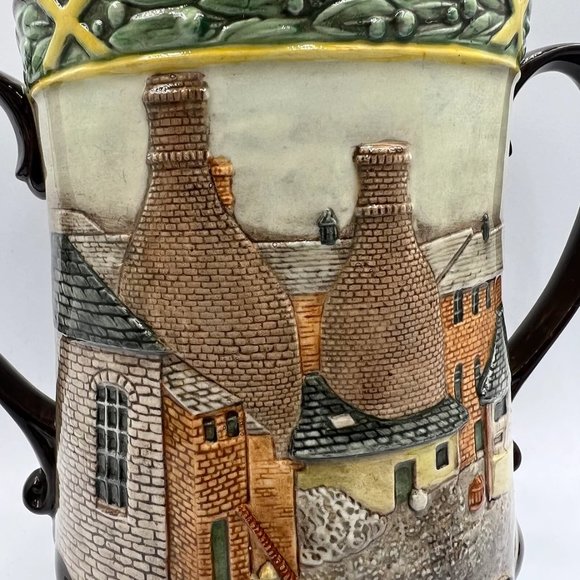 Royal Doulton Large Cup D6696 Pottery In The Past Collectors Club 1982 - Picture 7 of 9